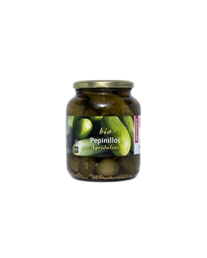 Pepinillos agridulces bio 680 gramos machandel