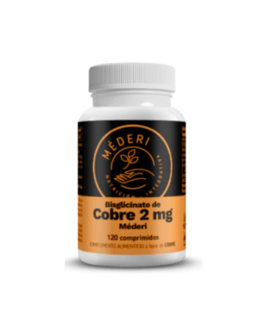 Cobre bisglicinato 2mg 120 comp. mederi