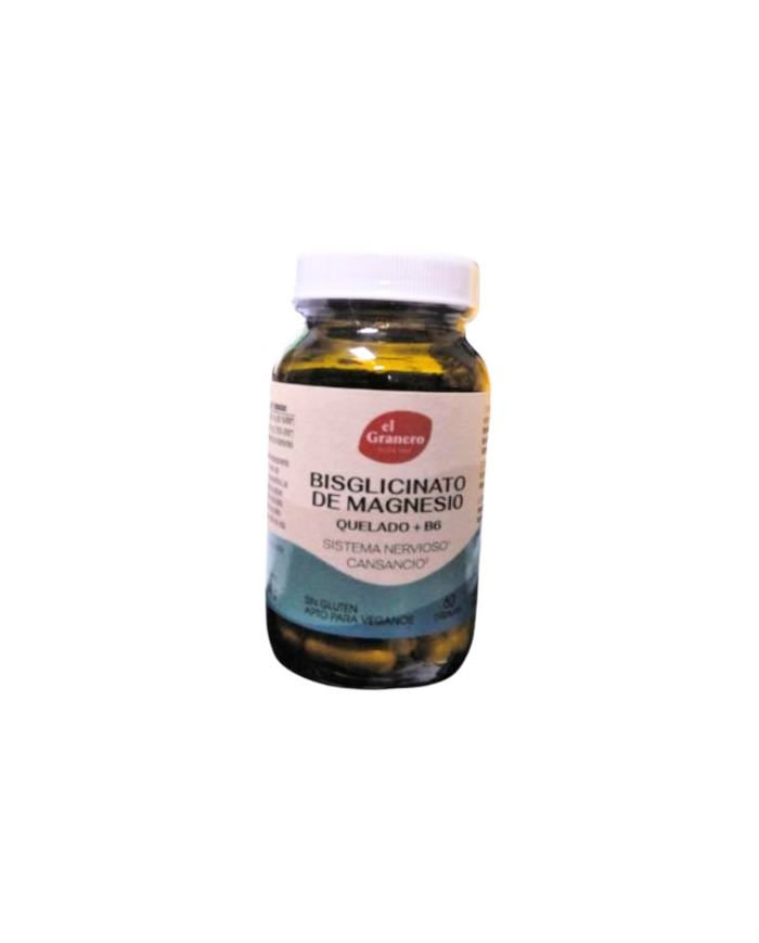 Bisglicinato magnesio quelado+b6 60cap el granero
