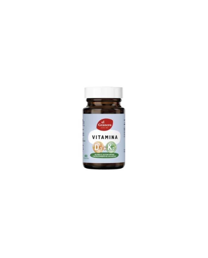 Vitamina d3+k2 60 capsulas el granero