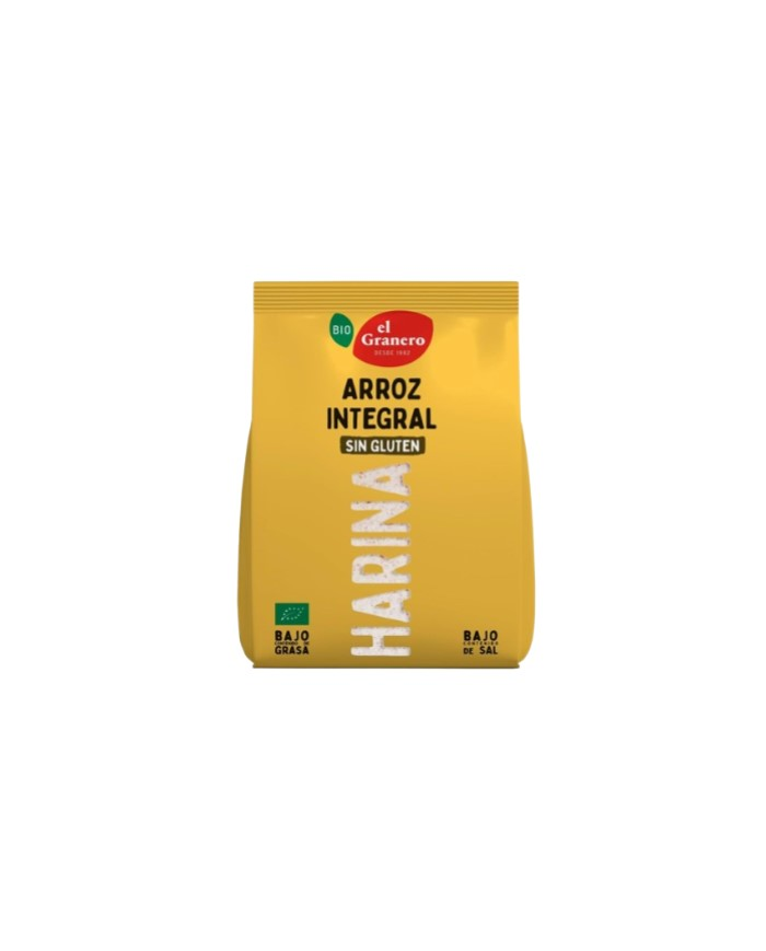 Harina arroz sin gluten 500gr el granero