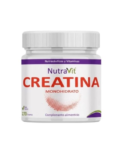 Creatina monohidrato 270gramos nutravit