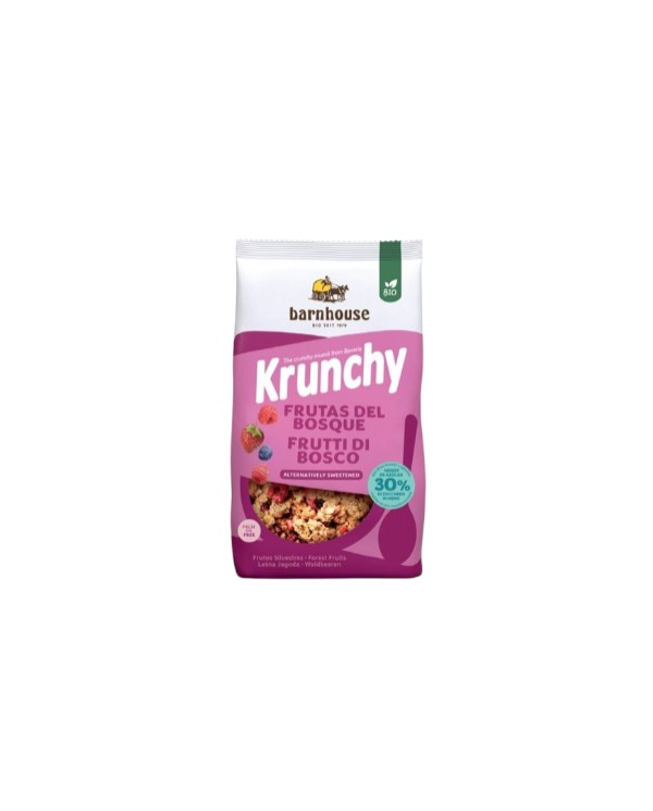 Krunchy frutas bosque 500gr bio barnhouse