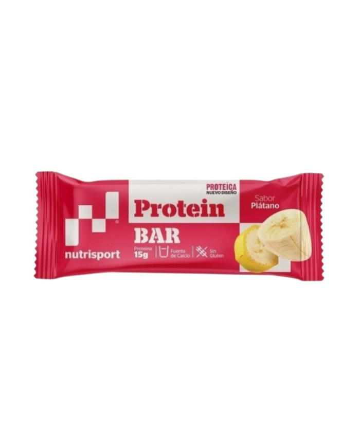 Barritas proteicas platano nutrisport