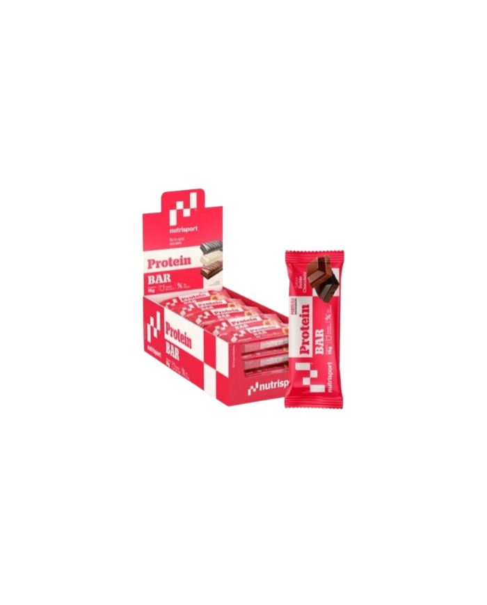 Barritas proteicas doble chocolate 44g nutrisport