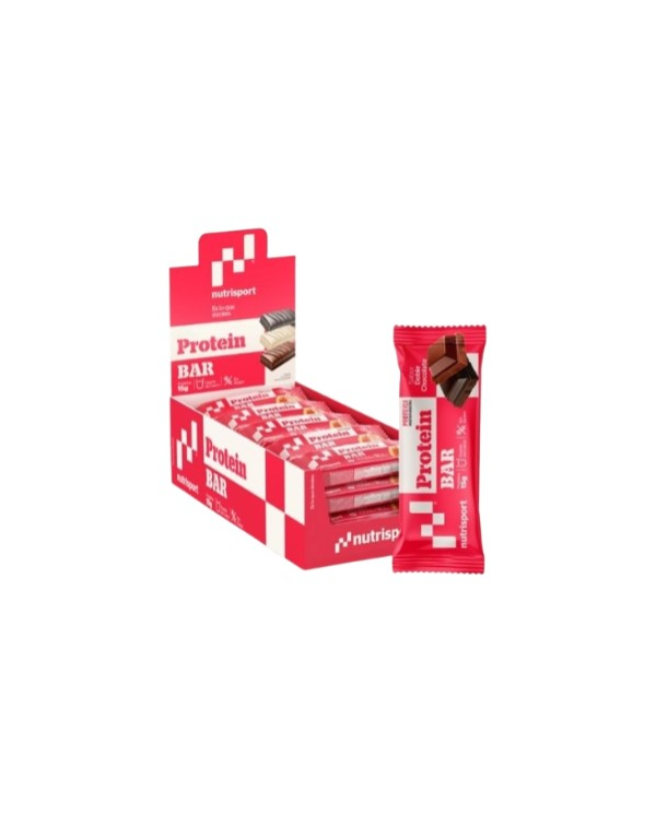 Barritas proteicas doble chocolate 44g nutrisport
