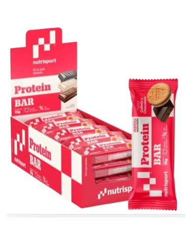 Barritas proteicas galleta choco nutrisport