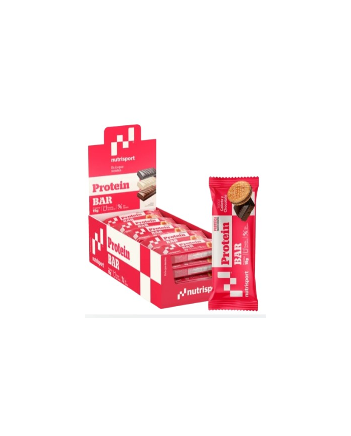 Barritas proteicas galleta choco nutrisport