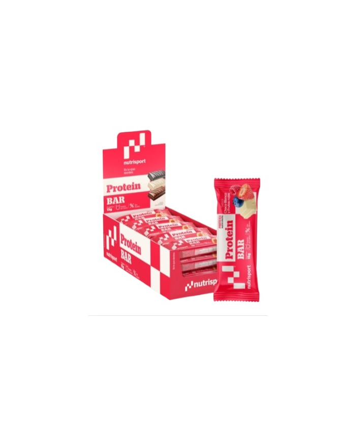 Barritas proteicas white choco y berries 44g nutri