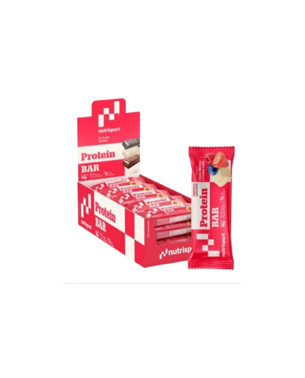 Barritas proteicas white choco y berries 44g nutri