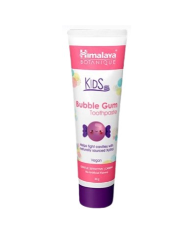 Pasta dentrifica  kids bubble gum 80g himalaya