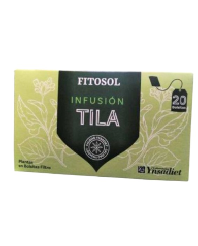 Infusion tila 20 filtros fitosol ynsadiet