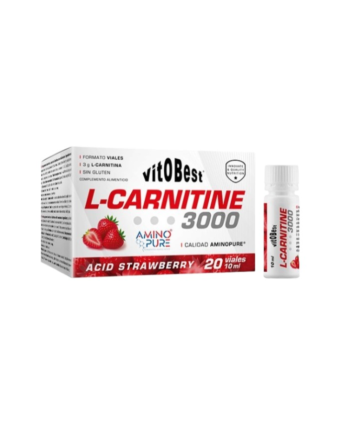 L-carnitina 3000 fresa 20 viales