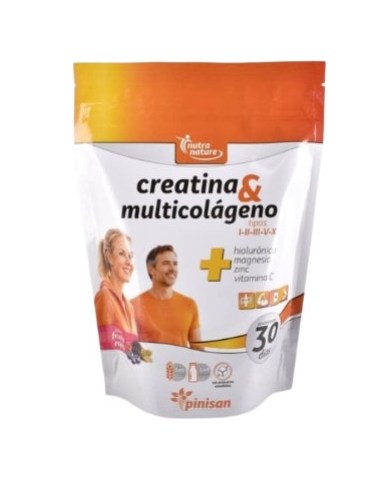 Creatina multicolageno frutos rojos 270gr pinisan