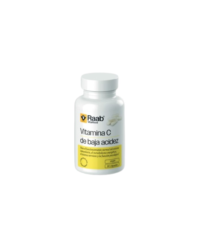 Vitamina c baja acidez 90 capsulas raab