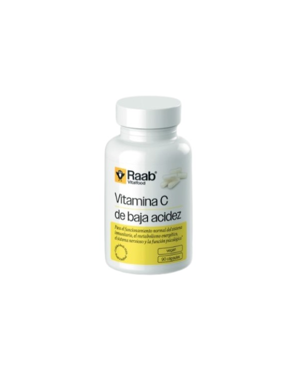Vitamina c baja acidez 90 capsulas raab