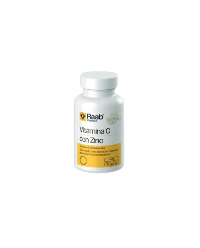 Vitamina c zinc 90 capsulas raab