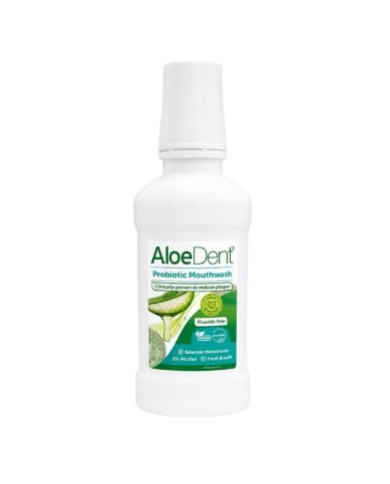 Colutorio aloe vera probiotico sin fluor aloedent