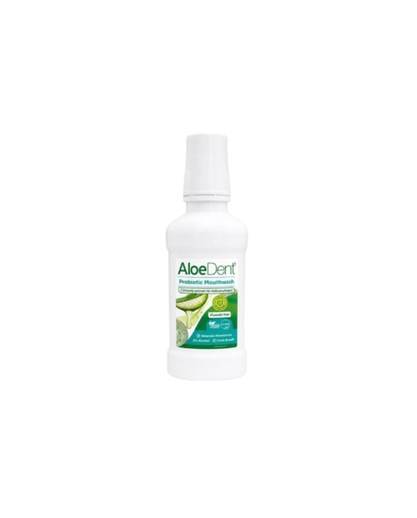 Colutorio aloe vera probiotico sin fluor aloedent