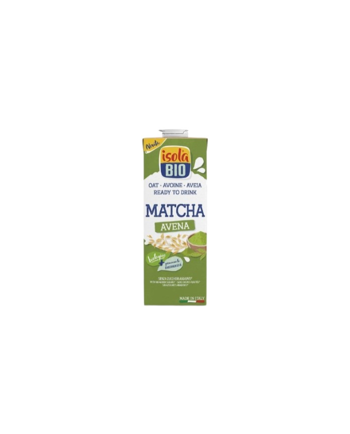 Bebida vegetal avena matcha 1l isola bio