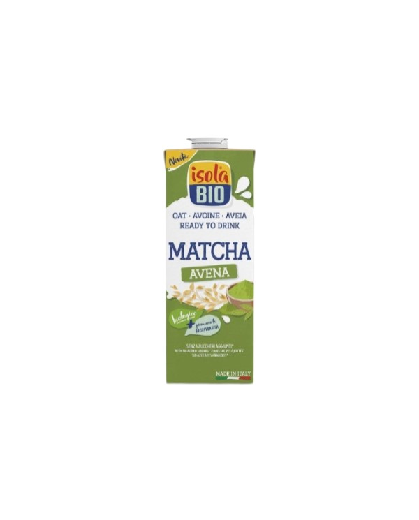 Bebida vegetal avena matcha 1l isola bio