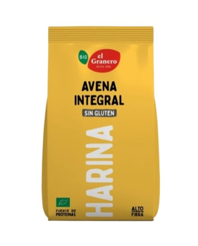 Harina avena integral sin gluten 1k el granero
