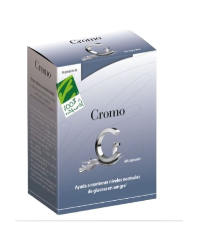 Cromo 60 capsulas cien por cien