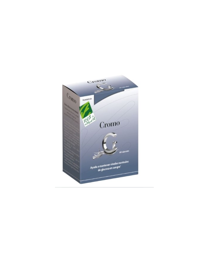 Cromo 60 capsulas cien por cien