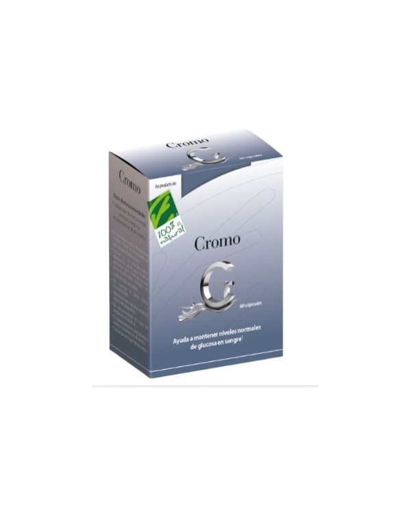 Cromo 60 capsulas cien por cien
