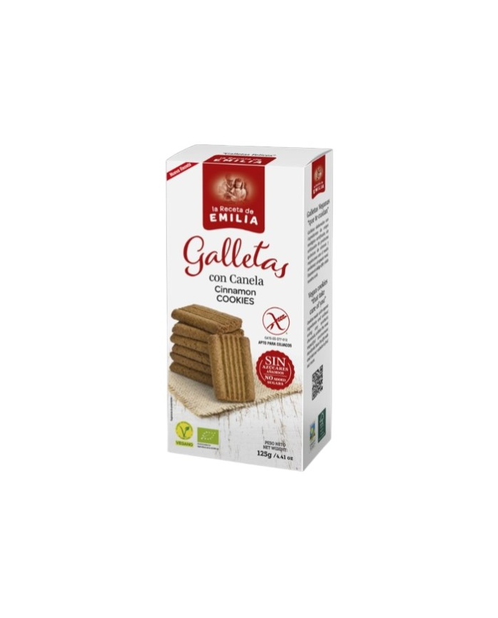 Galletas canela sin gluten 125g receta emilia