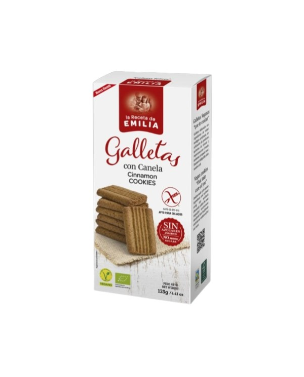 Galletas canela sin gluten 125g receta emilia