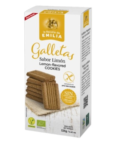 Galletas limon sin gluten 125g receta emilia