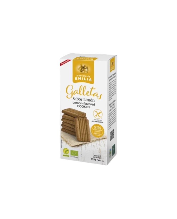 Galletas limon sin gluten 125g receta emilia