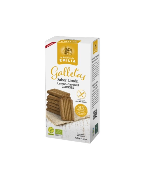 Galletas limon sin gluten 125g receta emilia