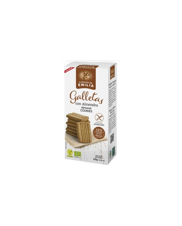 Galletas almendras sin gluten 125g receta emilia