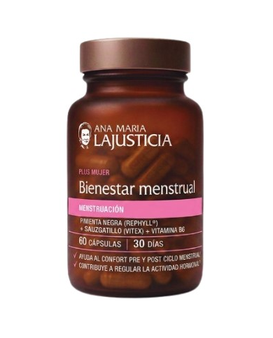 Bienestar menstrual 60 cap ana maria la justicia