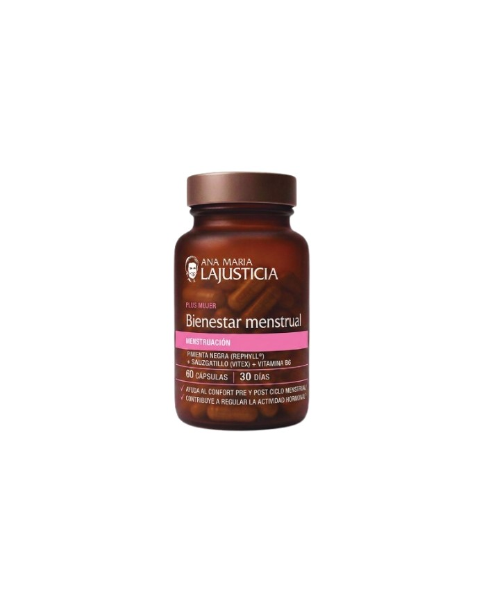 Bienestar menstrual 60 cap ana maria la justicia