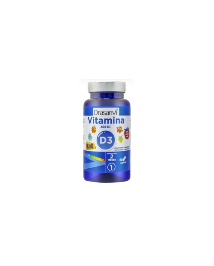 Vitamina d3 kids 400ui 60comp masticable drasanvi