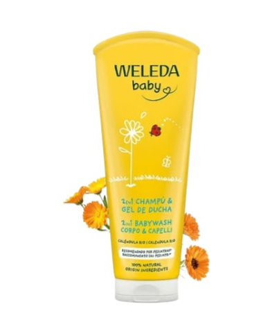 Champu y gel ducha calendula bebe 200 ml weleda