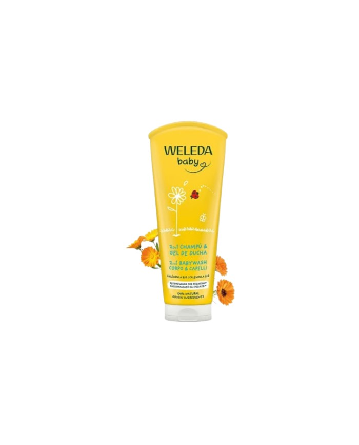 Champu y gel ducha calendula bebe 200 ml weleda