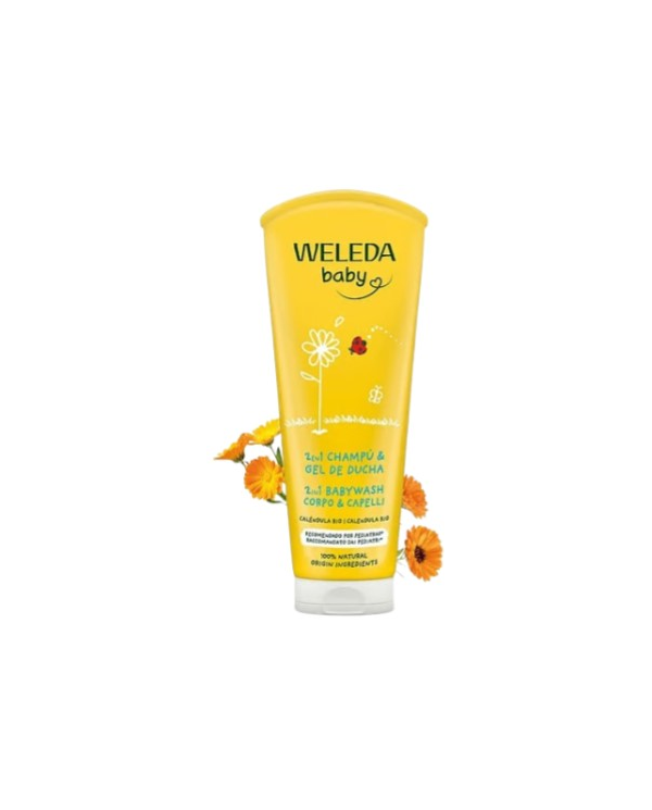 Champu y gel ducha calendula bebe 200 ml weleda