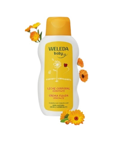 Leche corporal bebe 200 ml weleda