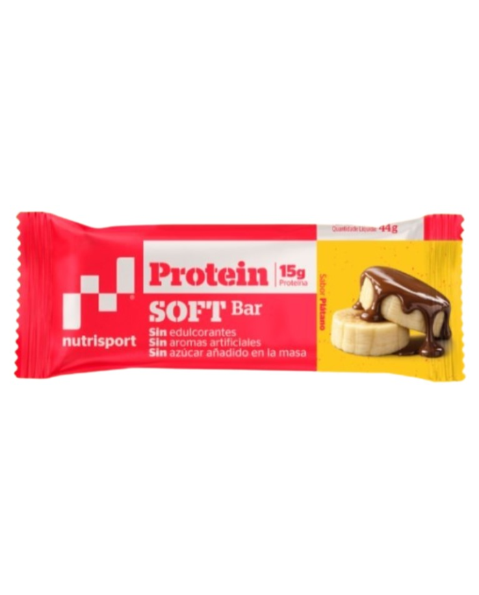 Barrita proteica platano 44gr nutrisport