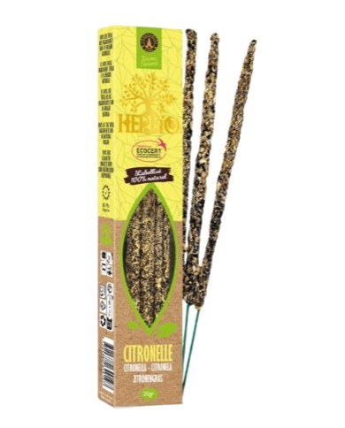 Incienso citronela herbio ecocert varillas 20g