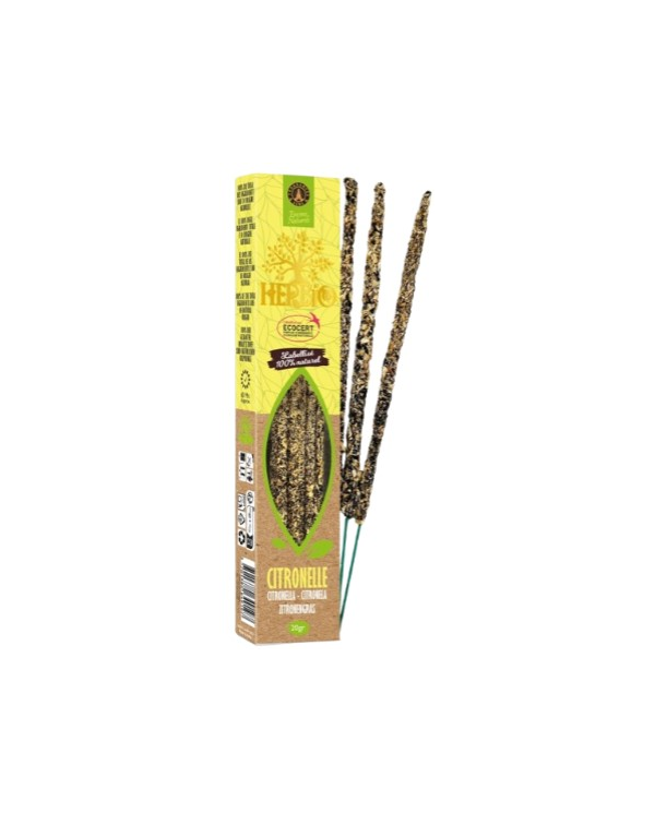 Incienso citronela herbio ecocert varillas 20g