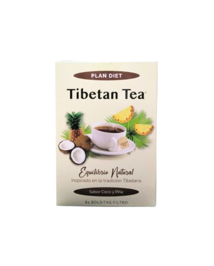 Tibetan tea coco piña 84 filtros plan diet
