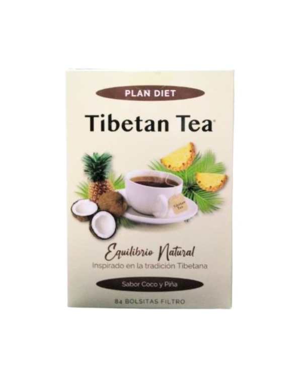 Tibetan tea coco piña 84 filtros plan diet