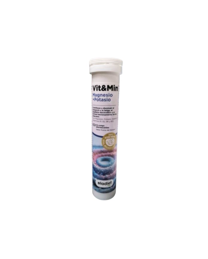 Vit min magnesio+potasio 14 comp eladiet