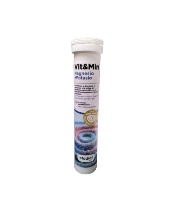 Vit min magnesio+potasio 14 comp eladiet