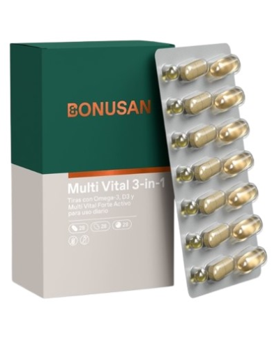 Multivital 3 en 1 28 capsulas bonusan